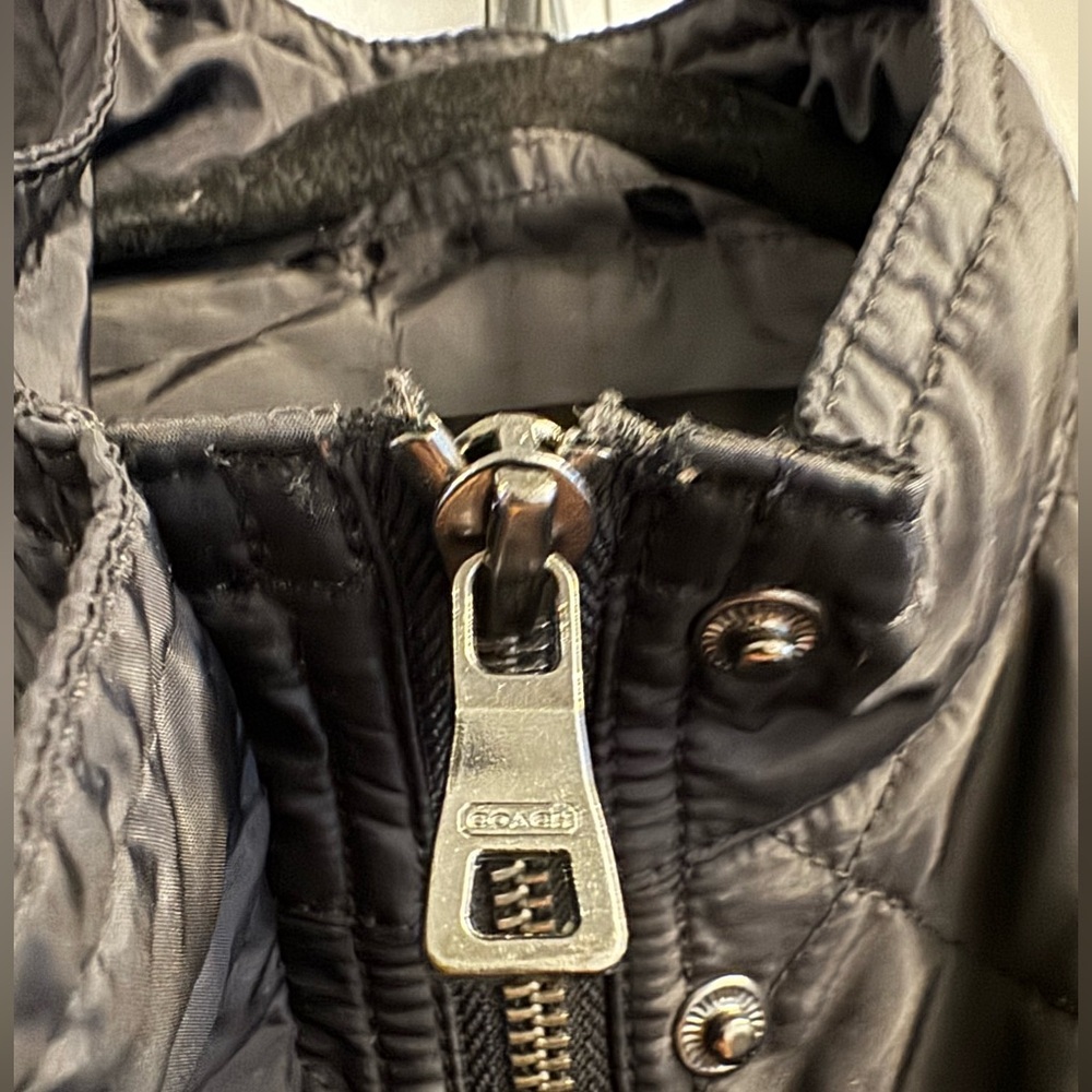 Coach Black Quilted Light Street Jacket - Picture 10 of 10